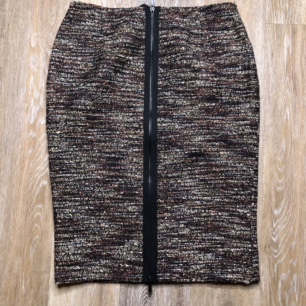 Lafayette 148 New York full zip pencil skirt Sz 6